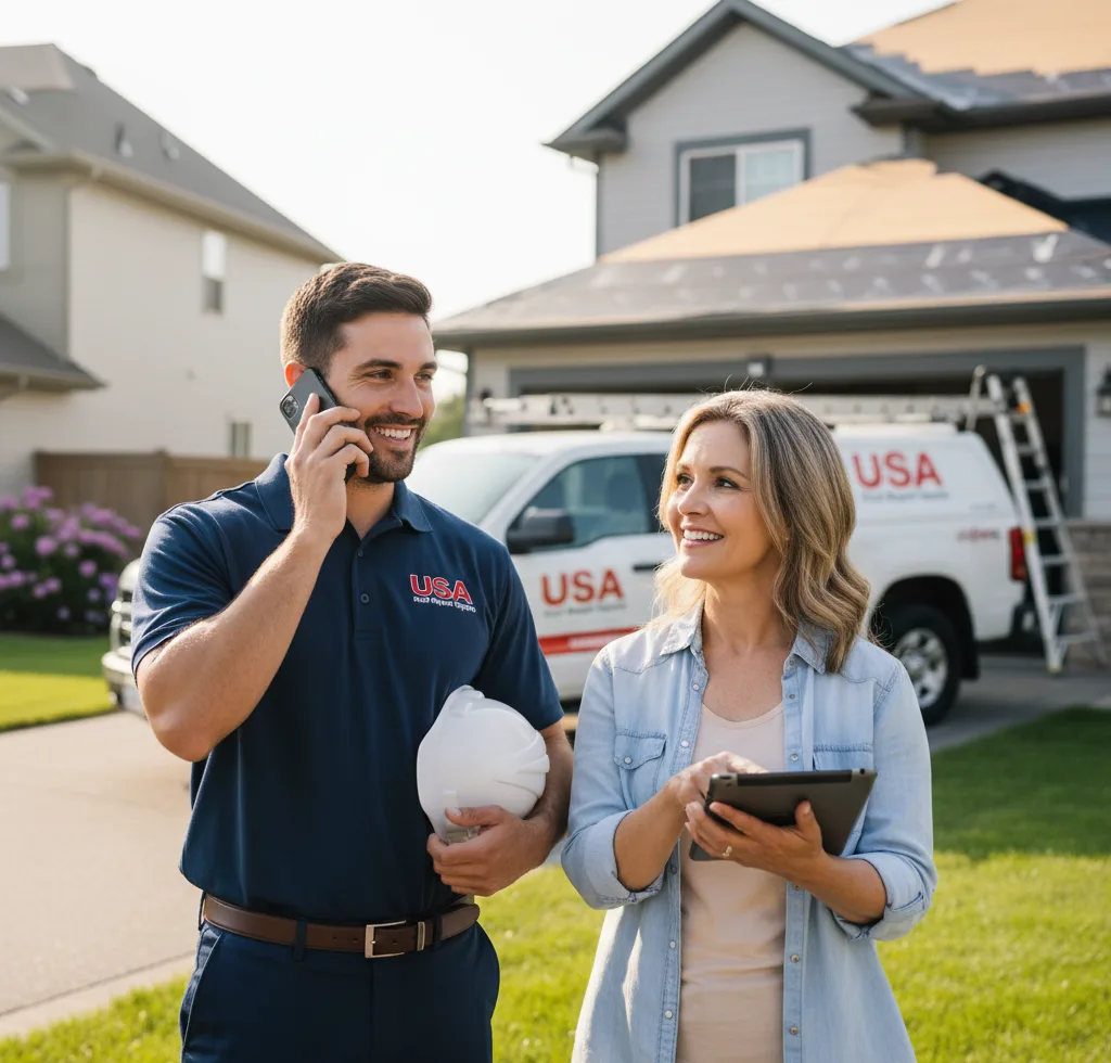 USA Roof Repair Experts customer support in Marshville